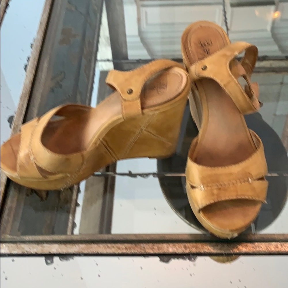 Frye Wedge Sandals